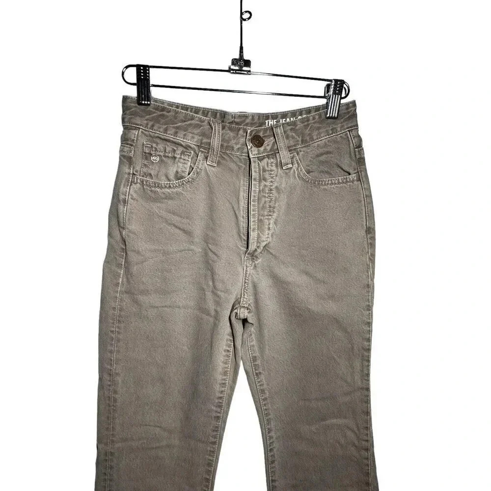 AG Alexxis Crop High-Rise Vintage Fit Jean Size 23 beige Tan denim jeans - Picture 3 of 8